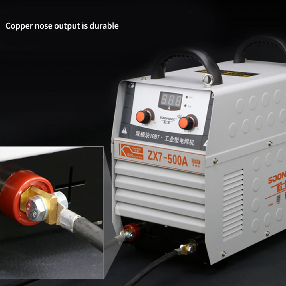 

Double Module Welding Machine 5.0 Welding Rod Welding All Day ZX7-500A Steel DC Electric Welding Machine 25mm Steel Butt Welding