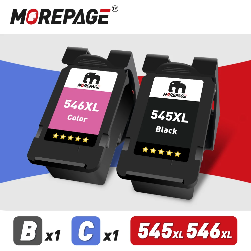 Morepage 1 Pack Compatible 545 546xl Ink Cartridge Replacement For