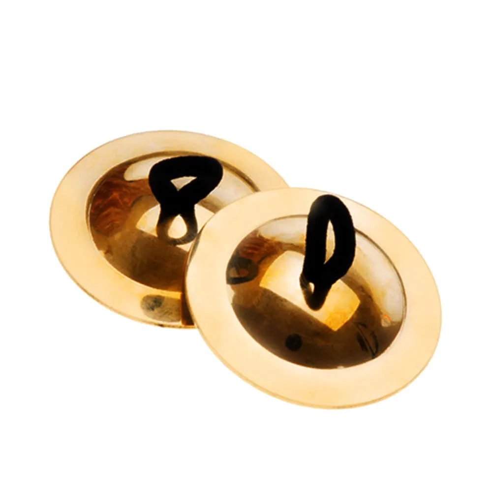 Cymbals игрушки Cymbals Perccussion студенческий костюм аксессуары железные детские танцевальные Развивающие детские тарелки пальчиковые забавные - Цвет: gold