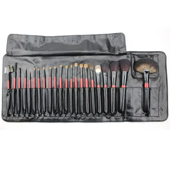 

22pcs Black Makeup Brushes Set Eye Shadow Powder Foundation Brush for Makeup Blending Concealer Cosmetic Tools Wooden Handle Red
