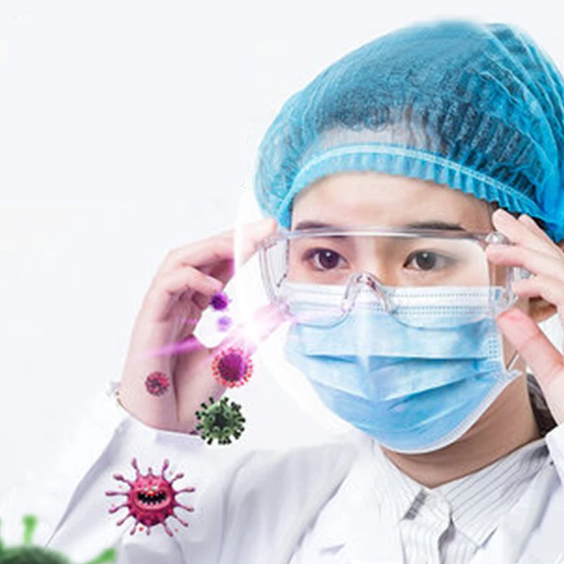 

Spot Anti-Spit Goggles Clear Transparent Safety Goggles Eyes Shield Protective Glasses Anti Infection Splash FKU66