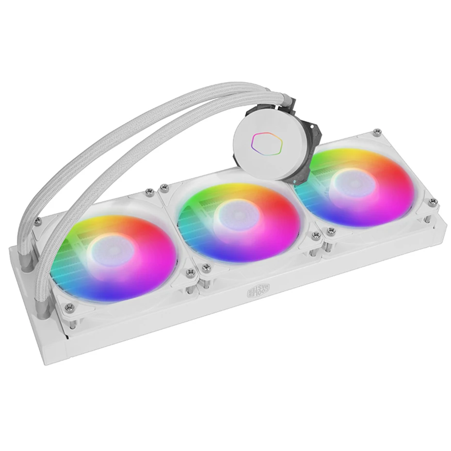 Cooler Master ML360L V2 ARGB White Edition CPU Water Cooler Liquid Cooling 120mm Addressable RGB fan For 1700 115X 2011 2066 AM4