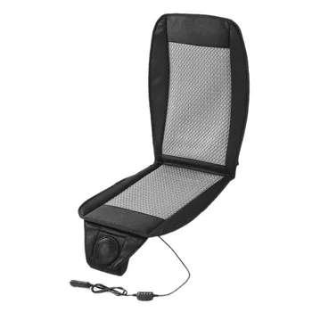 

12V Cooling Summer Car Seat Cushion Cover WITH/ Air Ventilation Fan Conditioned Pad White