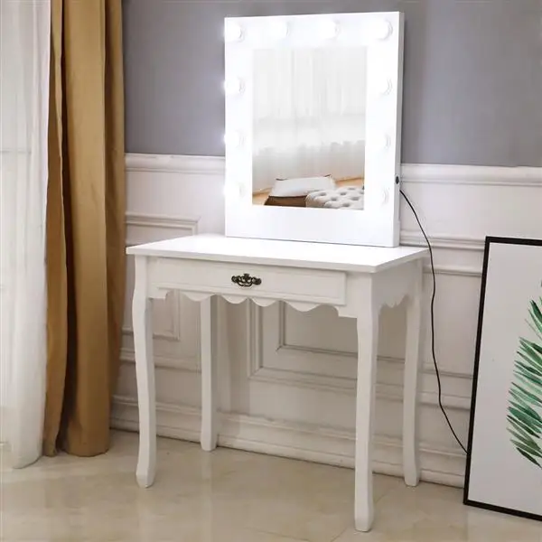 Dressing Table Mirror Single Dressing Table With Light For Makeup Home Furniture