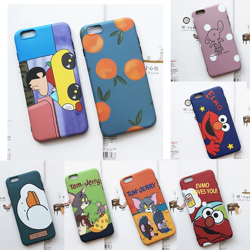 Cute Cartoon Sesame Street Phone Case For IPhone 6 6s Plus Soft Silicone Back Cover S Cases 100% |