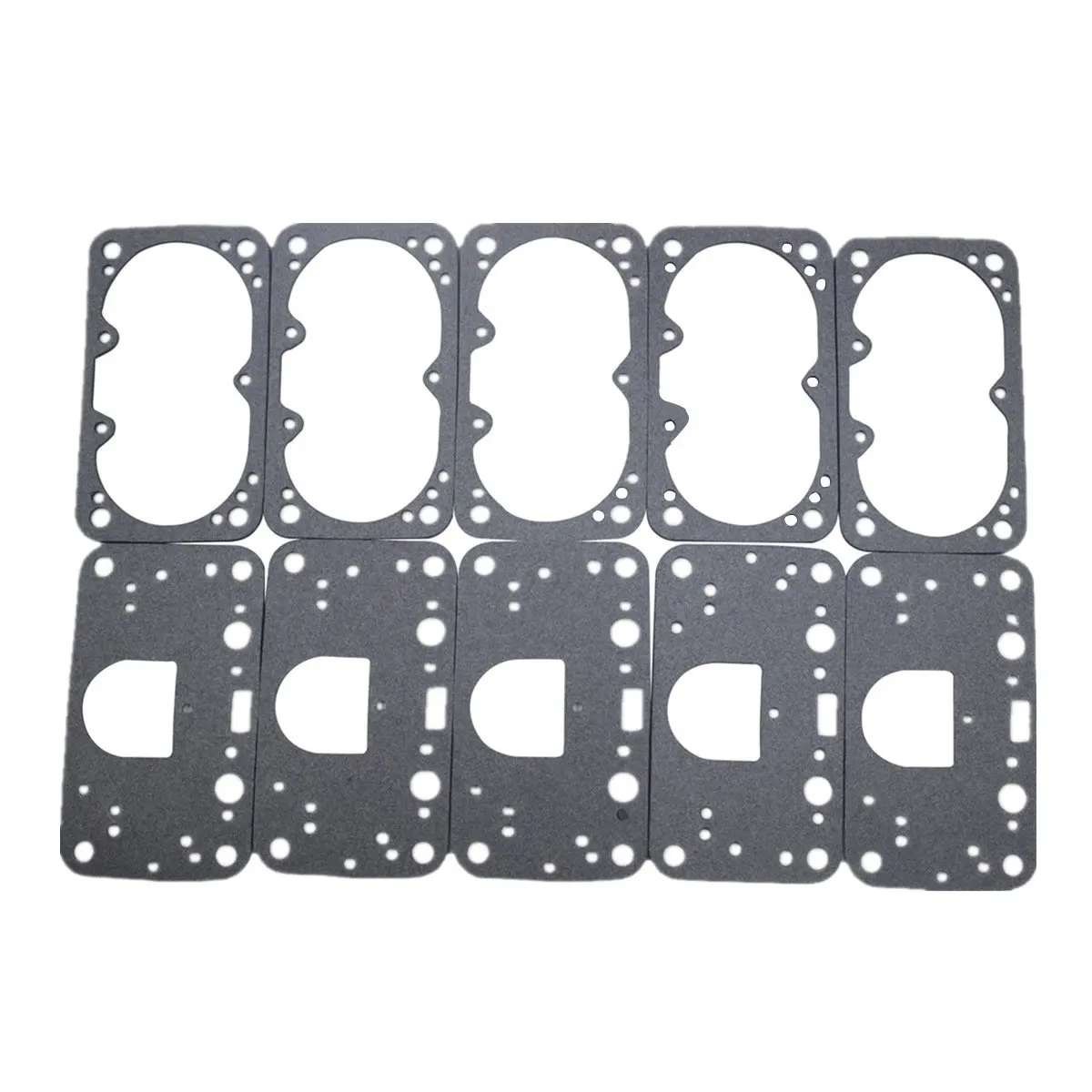 5 Pcs Float Bowl and Metering Block Gaskets for Holley QFT AED 3901050 Double Pumper 2 Circuit