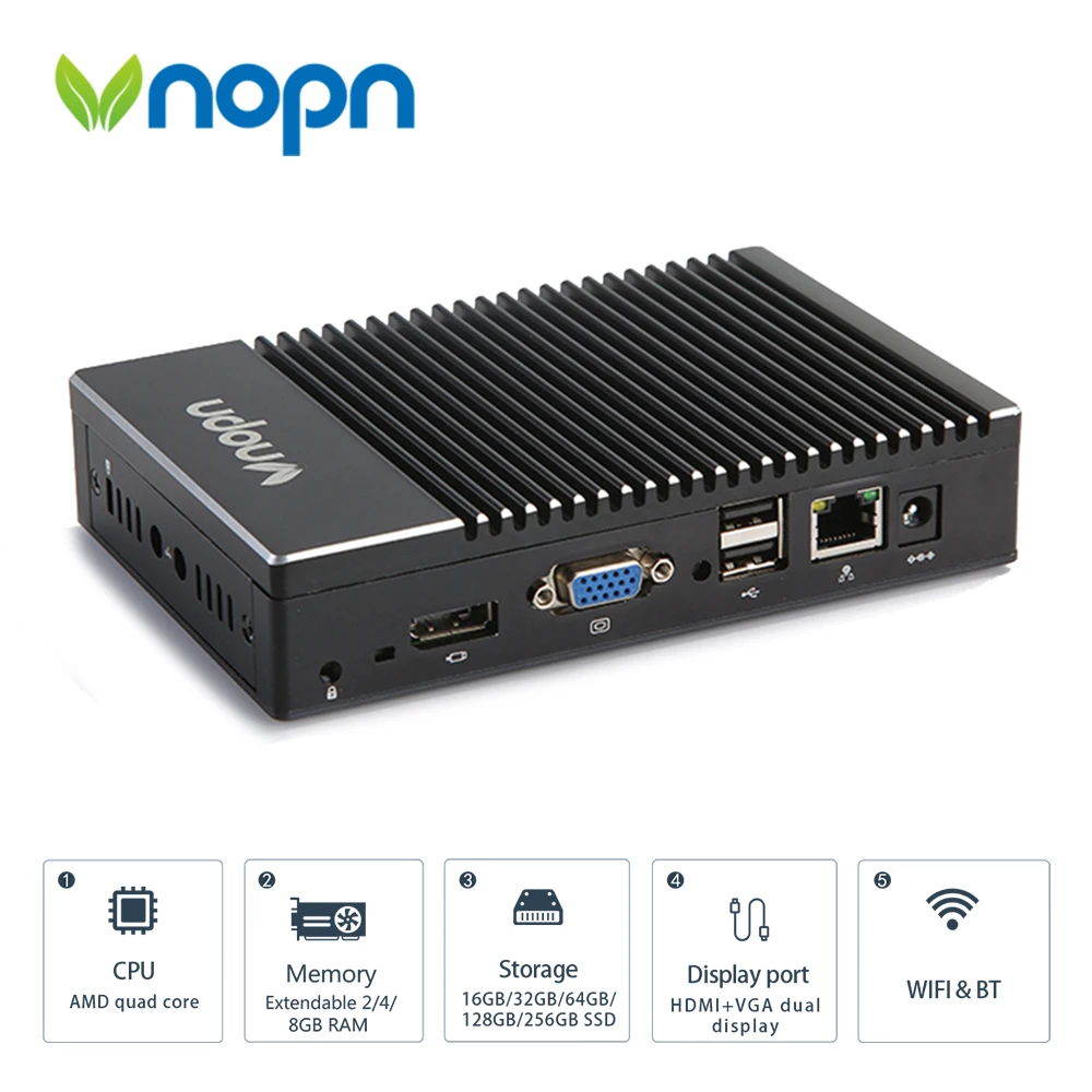 Цена Без вентилятора AMD A6 1450 Quad core мини ПК с системой Windows Win10 Linux игровой компьютер WI FI HDMI HTPC DDR3L 8G Оперативная память 256G SSD Desktop Minipc