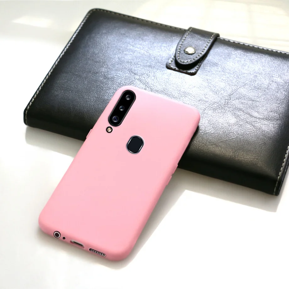 Для samsung Galaxy A20S чехол Роскошный Бампер Мягкий матовый чехол для телефона для samsung A20S A 20s A207 A207F SM-A207F чехол ТПУ задние крышки