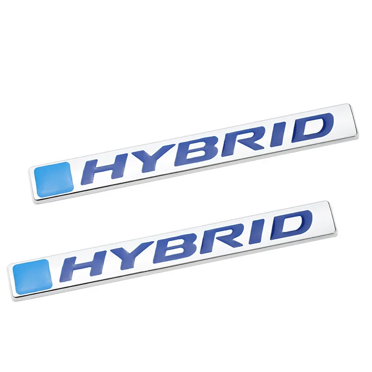 

2 PCS Car Sticker Auto HYBRID Logo Emblem Refitting Badge Decal For Toyota Nissan Camry Subaru Volkswagen Lexus BMW Audi Honda