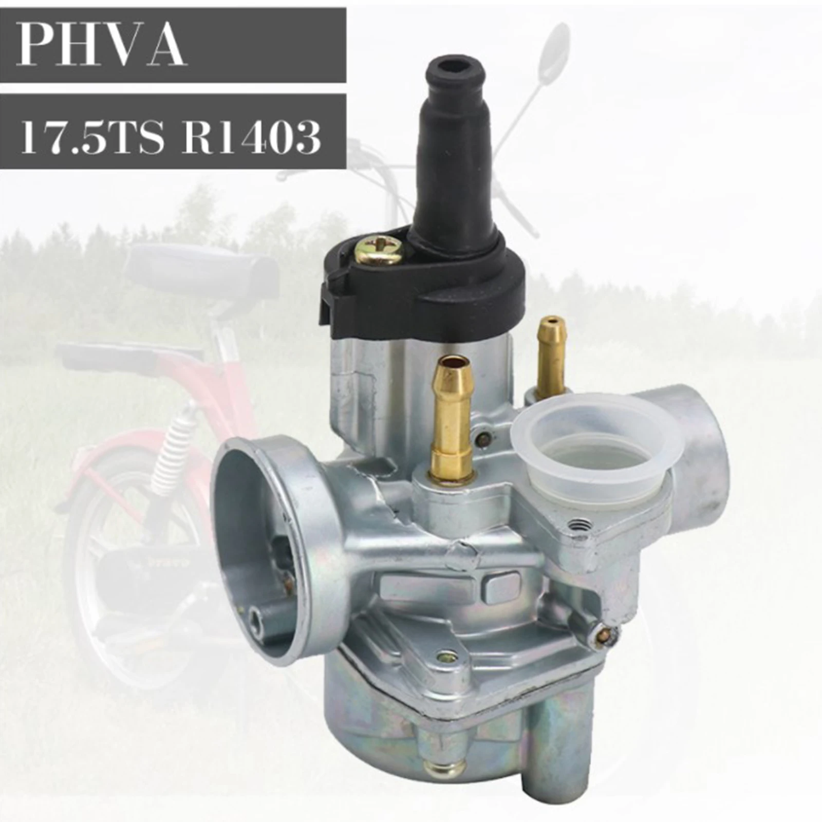 Carburetor PHVA 17.5 TS R1403 for MBK 51 Moped Peugeot 50cc Motorbike Parts