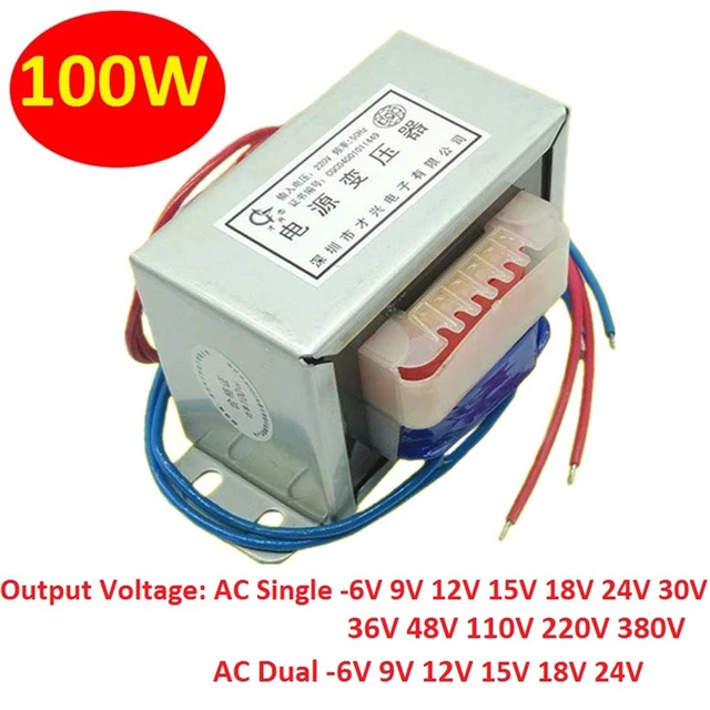 LAN Transformateur De Puissance Unique (24V)Ac 12V/24V Tension De