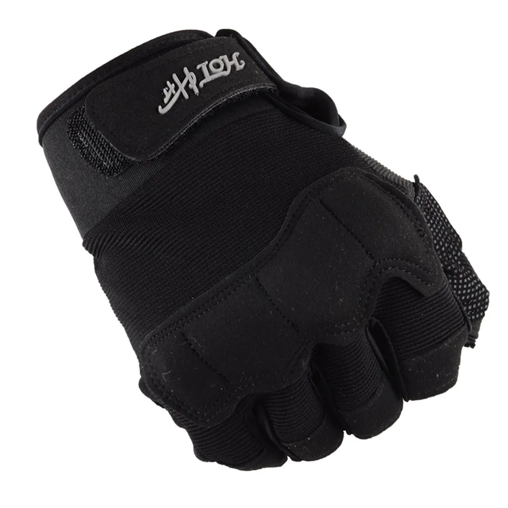 Мужские тактические перчатки Военные перчатки без пальцев Спорт на открытом воздухе противоскользящая стрельба Пейнтбол страйкбол перчатки для велосипеда# H
