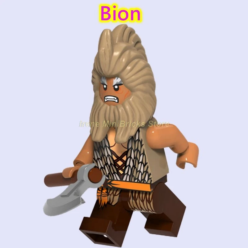 Bion Хоббит Властелин колец Bllbo Aragorn Orcs Bard eowin Ringwraith Gandalf подарки на день рождения строительные блоки игрушки для детей - Цвет: Bion
