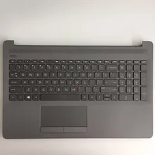 Верхний чехол для Probook 250 255 G7 серый Упор для рук верхний чехол+ клавиатура США тачпад трекпад AP29M000420 серый