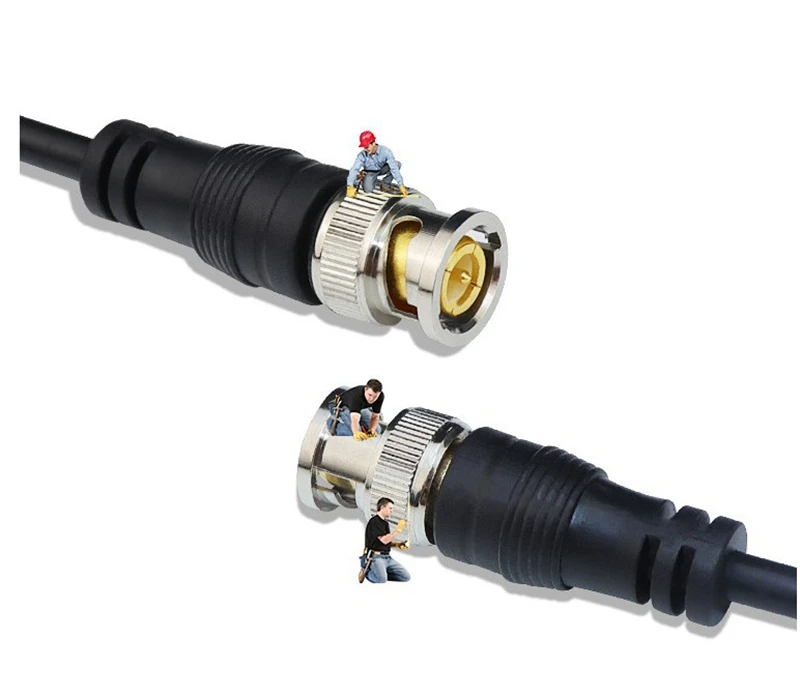 BNC Male to Male Adapter Cable - 0.5M/1M/2M/3M for CCTV Camera, GR59 75ohm Q9 HD-SDI Cable, Camera BNC Accessories Description Image.This Product Can Be Found With The Tag Names Bnc, Computer Cables Connecting, Computer Peripherals, PC Hardware Cables Adapters