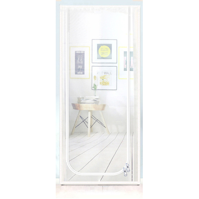 Pet Escape Door Curtains No Nail Partition Insect Mosquito Partition Net Plastic Curtain for Door Shielding Mesh Fly Net