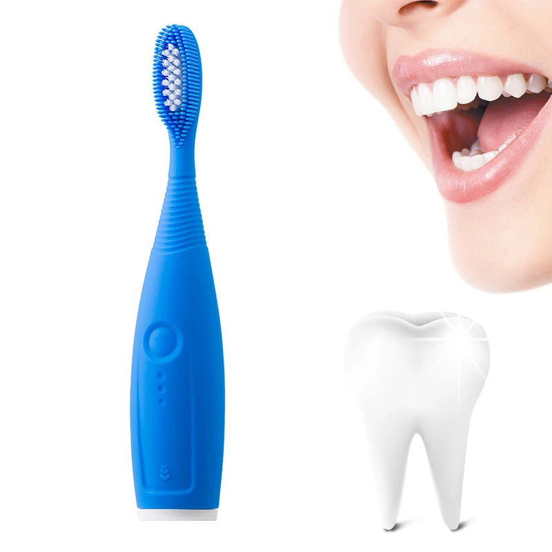 Hot IPX6 Waterproof Sonic Electric Toothbrush Silicone Waterproof Toothbrush Silicone Deep Clean Oral Brush Soft Rubber Toothbru Hot IPX6 Waterproof Sonic Electric Toothbrush Silicone Waterproof Toothbrush Silicone Deep Clean Oral Brush Soft Rubber Toothbru