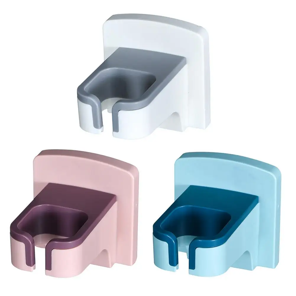 

Wall-mounted Hair Dryer Holder Bathroom Hairdryer Hook Home ABS Storage Shelf No Drilling Bathroom Organizer Storage Shelf Stand
