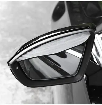 

For Ford Focus 2019 2020 Rear View Rain Eyebrow Weatherstrip Auto Mirror Rain Shield Shade Guard Car Styling Accessories