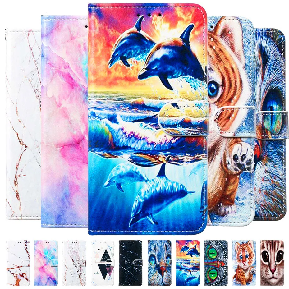 

Leather Flip Case For Samsung Galaxy S10 E S9 S8 A10 A20 A30 A40 A50 A70 M10 M20 M30 A6 A7 J4 J6 2018 Plus Note 10 Wallet Case