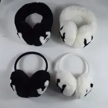 2021Real Rex Rabbit Fur Earmuffs Fashion Ladies Winter Ear Warmers Factory Wholesale