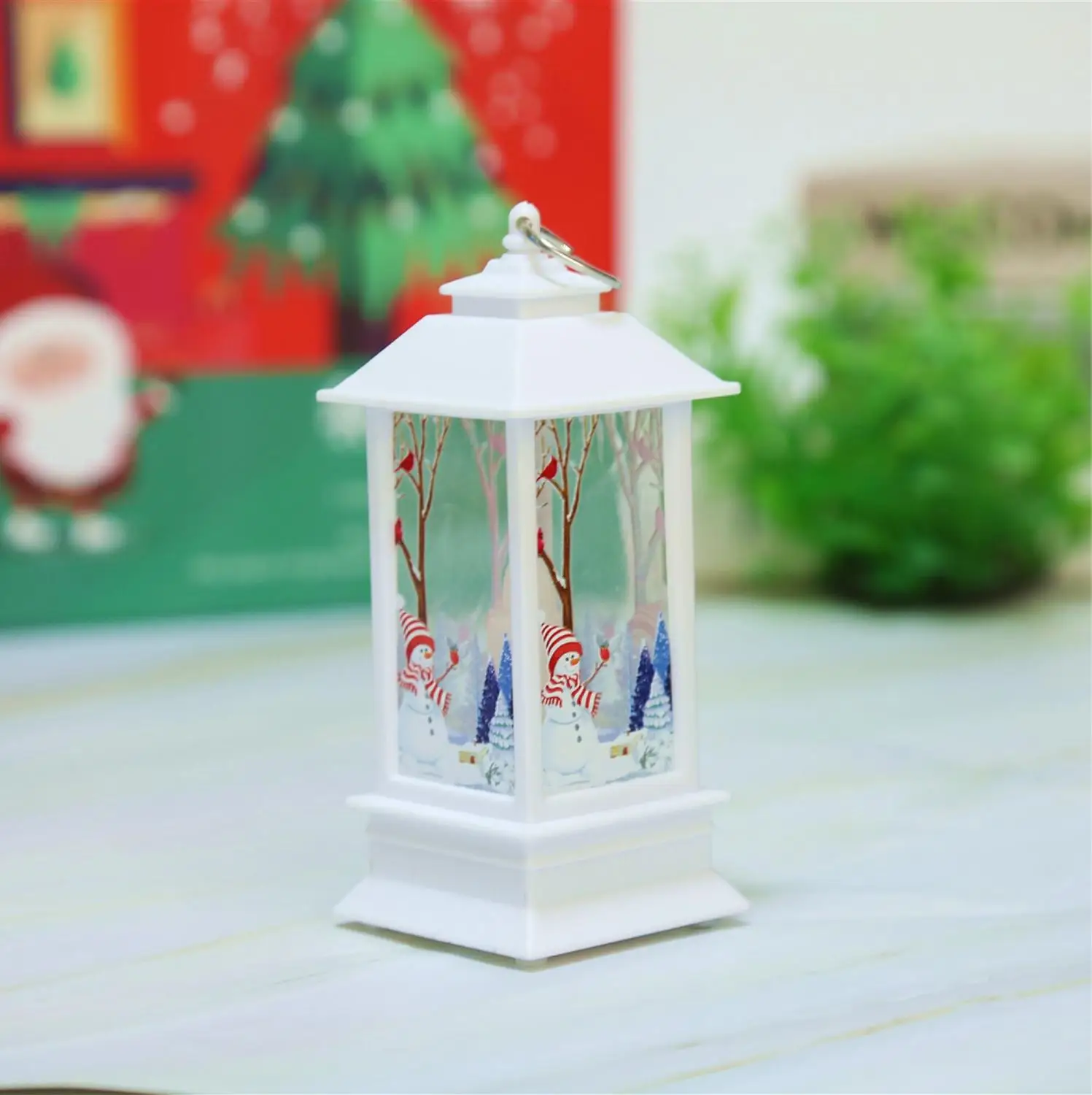 Snowman Новейшие рождественские украшения освещение Санта Снеговик Олень освещение рождественские креативные продукты светодиодные фонари - Испускаемый цвет: Snowman