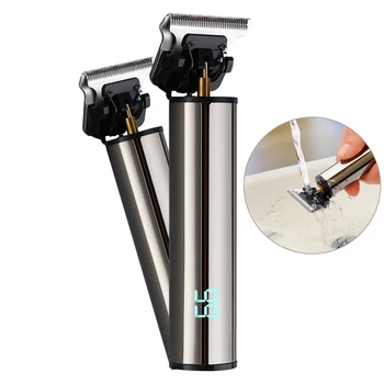 

Professional Hair Clipper Barber Hair Trimmer Waterproof Type-C Hair Cutting Machine LCD Razor For Men PK Kemei Hair Trimmers