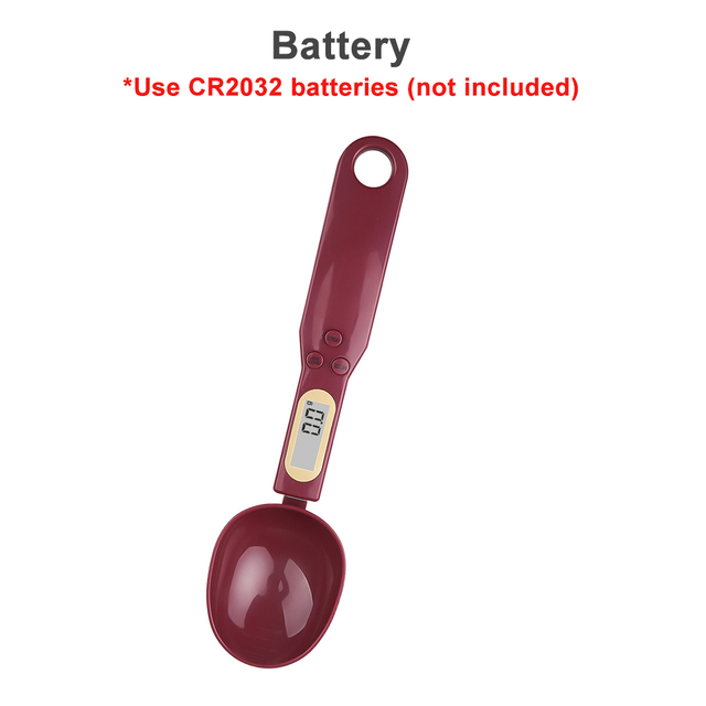 Measuring Spoon Scale LCD Digital Kitchen Measuring Spoons 500g/0.1g Portable Kitchen Scales for Baking Coffee Pet