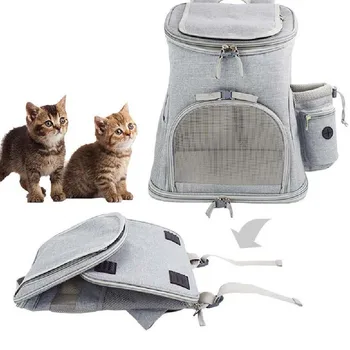 

Breathable Dog Puppy Hold Kennel Pouch Cattery Carrier Carrying Backpack Pet Cat Outdoor Shopping