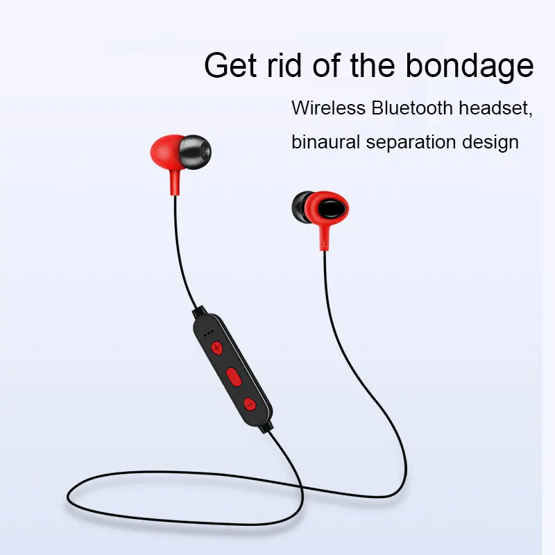 

G06 Bluetooth Earphone Wireless headphone Magnet Earbud With Microphone Stereo Auriculares Bluetooth Earpiece Neckband for Phone