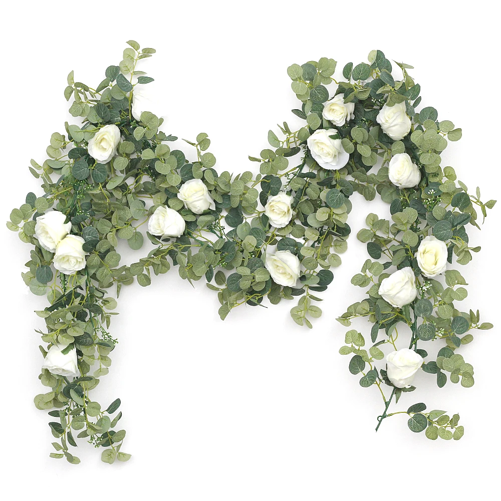Artificial Fake Peony Rose Vines Artificial Flowers Garland Vintage