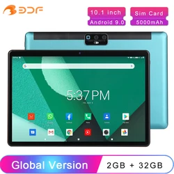 Tablette PC Android 2021 de 10.1 pouces, avec Octa Core, 2 go de RAM, 32 go de rom, double SIM, double caméra, 4G LTE, pour appels téléphoniques, nouveauté 9.0 
