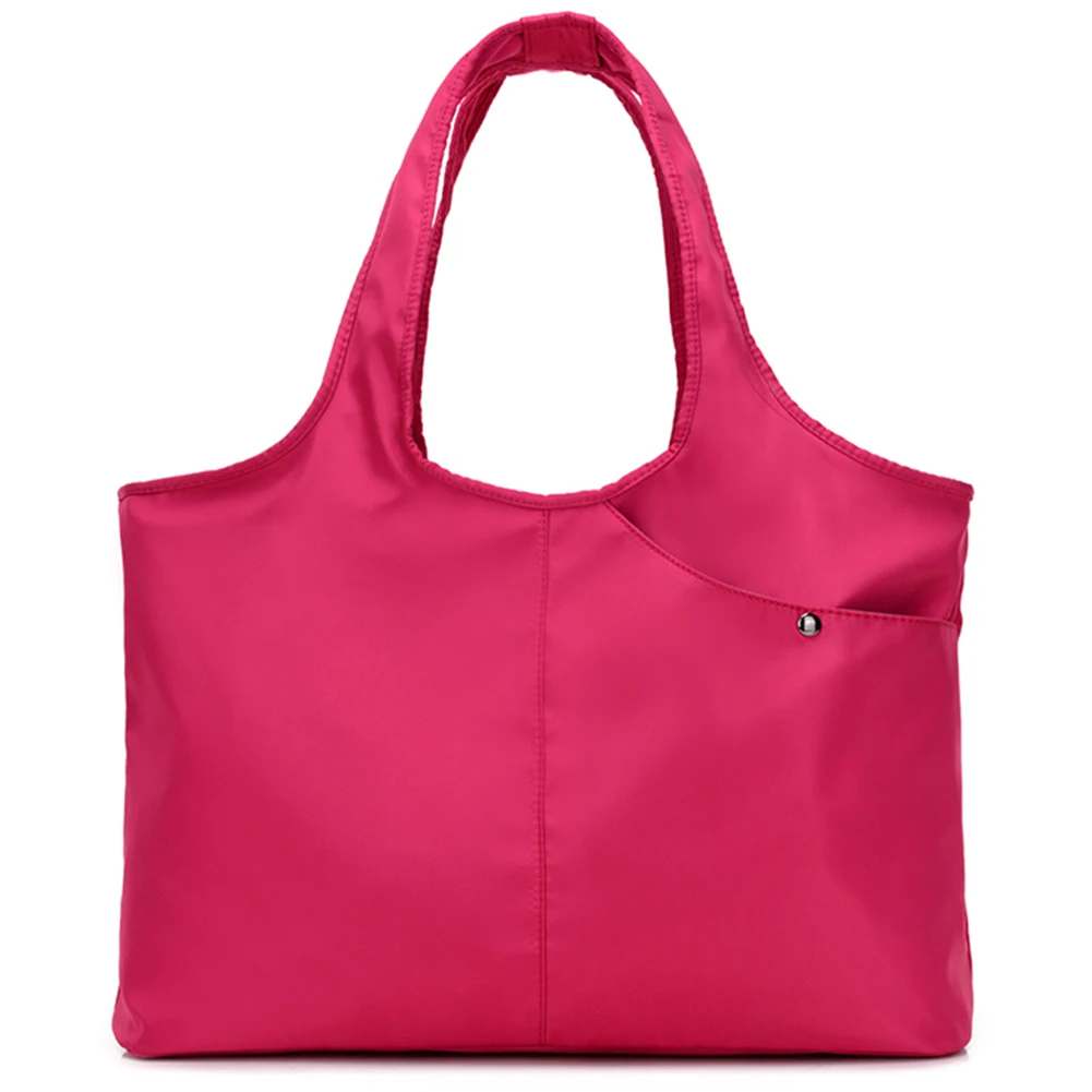 

Waterproof Nylon Women Shoulder Bag Large Capacity Multiple Layers Gift Casual Work Lightweight Gym Portable Multifunction Tote