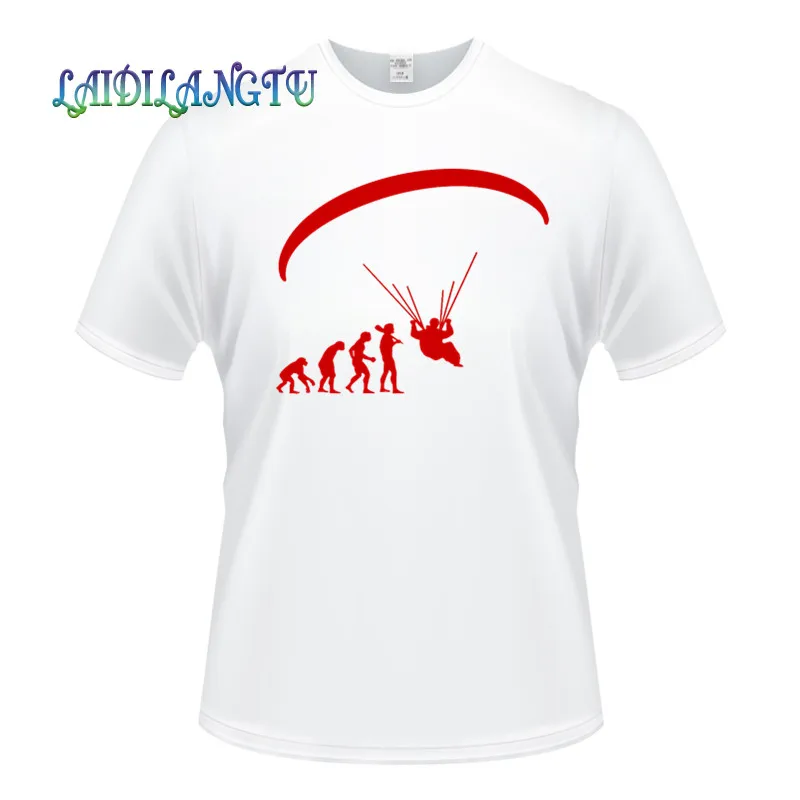 Новая мода лето Born To Fly Evolution Of Paragliding paragliers Футболка мужская одежда топы футболки короткий рукав Футболка