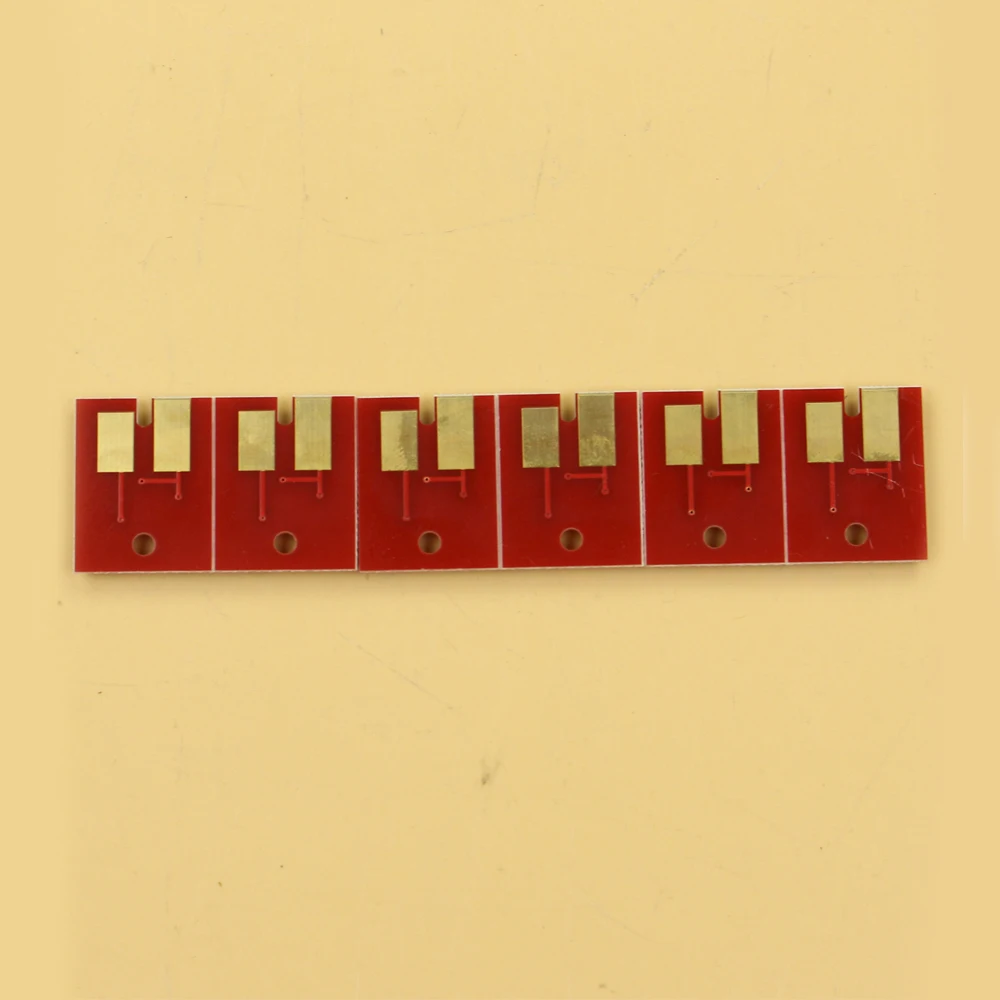 

6pcs/lot LH-100 permanent chips for Mimaki UJF3042 UJF6042 chip LH100 spc 0597 BK C M Y White*2