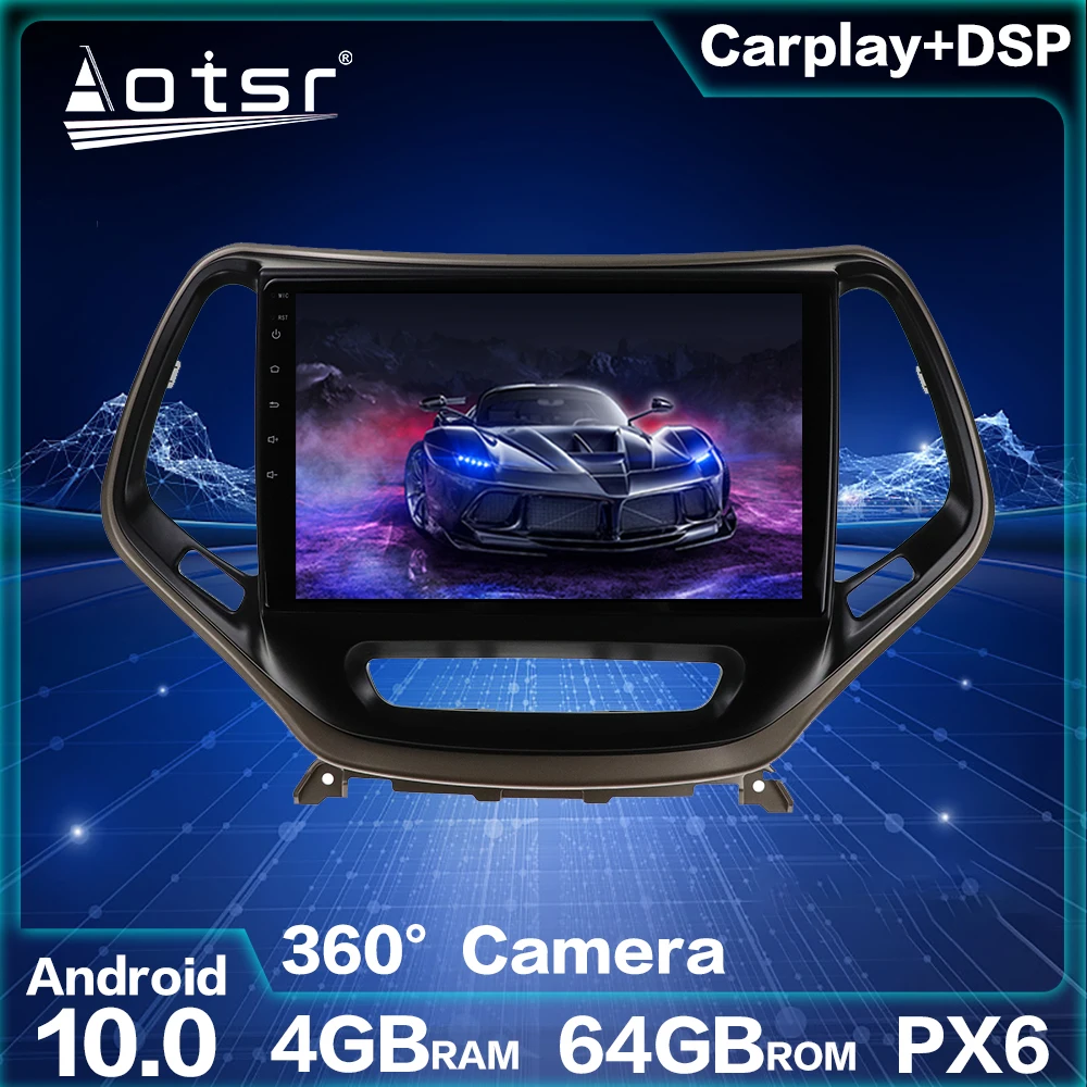 

Мультимедиа-система на платформе Android для Jeep Cherokee 5 KL 2013, 2014, 2015, 2016-2018, автомобильное радио, GPS-навигация, PX6, стерео, автомобильное аудио, DSP