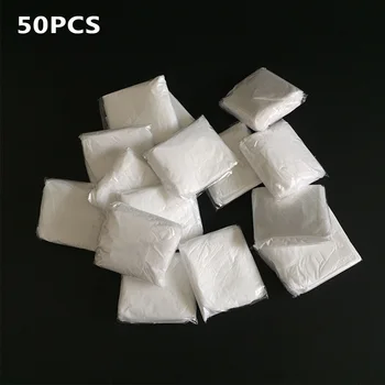

50pcs Unisex Smooth Solid Disposable Waterproof Adults Salon Tool Hairdresser Barber Hairdressing Cape Plastic Coloring Home