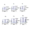 10Pcs 2g 3g 5g 10g 15g 20g 30g Plastic Cosmetics Makeup Box Nail Art Storage Pot Container Clear Sample Lotion Jar 3