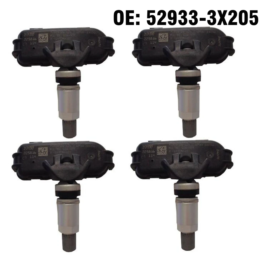 4 шт. датчик давления в автомобильных шинах TPMS 52933-3X205 для Kia Forte 5- для hyundai Elantra