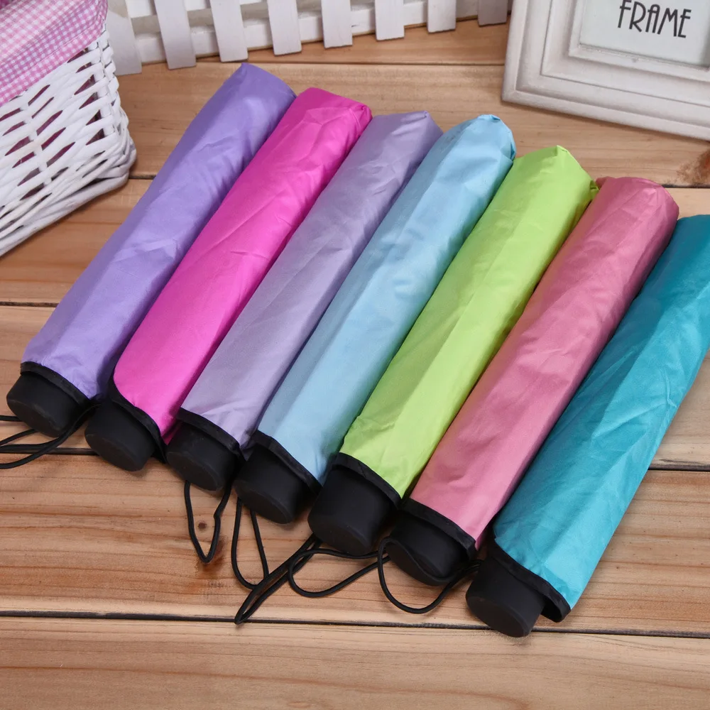 Lady Magic Flowers Umbrella Travel Parasol Folding Rain Windproof Anti-UV Sun/Rain