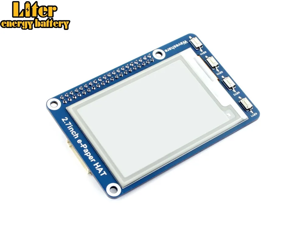 Waveshare 2 7 'E paper 264x176 дюйма E Ink display HAT для Raspberry Pi 2B/3B/Zero W цвет: черный белый интерфейс