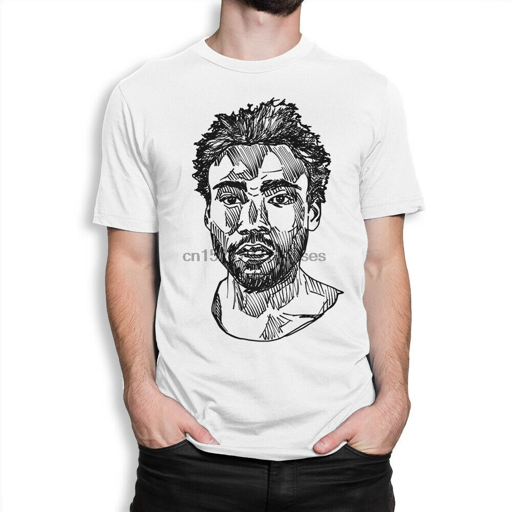 Childish Gambino Rap T-Shirt Donald Glover Tee MenAll Sizes Cotton Fashion T Shirt Free Shipping | Мужская одежда
