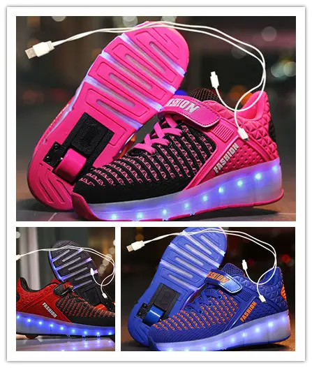HEELYS KIDS ROLLERS WHEEL TRAINERS SIZE SHOES SKATES GIRLS WHITE LED LIGHTS SALE 