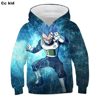 

cool kids 3D Cartoon Hoodies Dragon Ball Z Son Goku Print Kids Clothes Boy Girl Hooded Sweatshirts Fashion Anime Pullover
