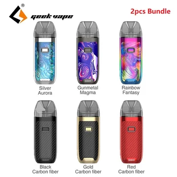 

New Original 2pcs GeekVape Bident Kit with 950mah Battery 3.5ml/2ml Refillable Pod E-cig Dual Coil Pod System MTL / DTL Vape Kit