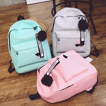 

Korean Simple Small Fresh School Backpack Versatile Fashion Multi-functional Backpack Single Shoulder Straddle Student Bag
