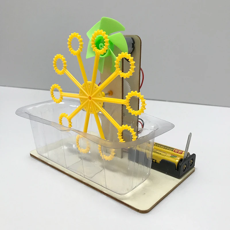 

Diy Wood Craft Model Toy Education Kit STEM for Kids Electric Experiment Robot Gift Science Technology School Project Children