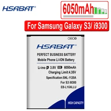 HSABAT 6050 мА/ч, EB-L1G6LLU Батарея для samsung Galaxy S3 i9300 i9300i i9308 i9305 i9082 i9080 i9060 i9301 Grand DUOS Neo SIII