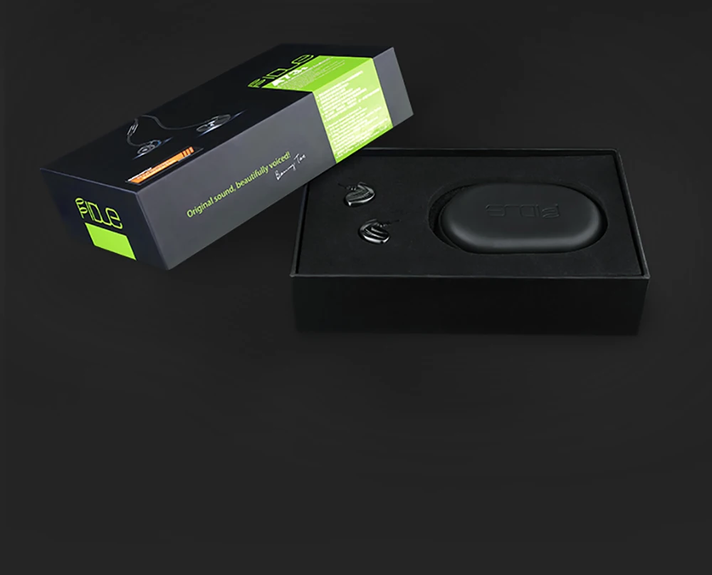 Fidue a73s in-ear fones de ouvido, duas