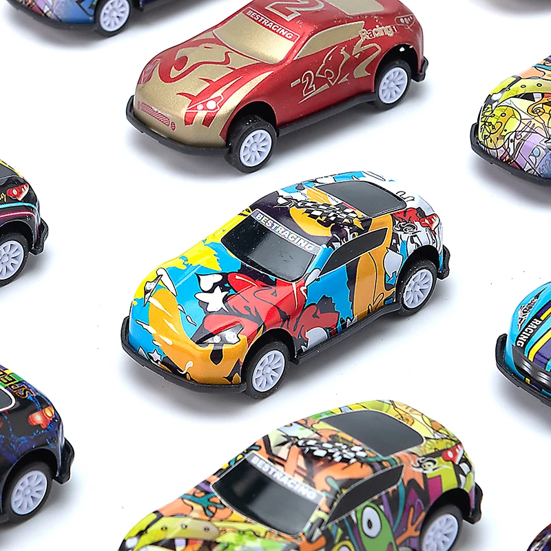 Cartoon Cute Children's Alloy Plastic Racing Model Friction Car for Child Wheels Mini Funny Kids Toys Boys Girls | Игрушки и хобби